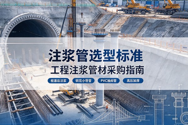 安义注浆管选型标准