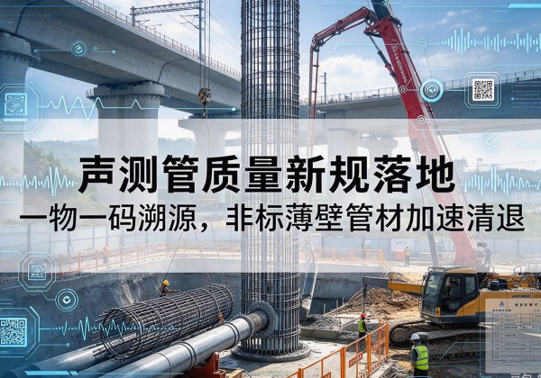 安义声测管质量新规落地，一物一码溯源，非标薄壁管材加速清退
